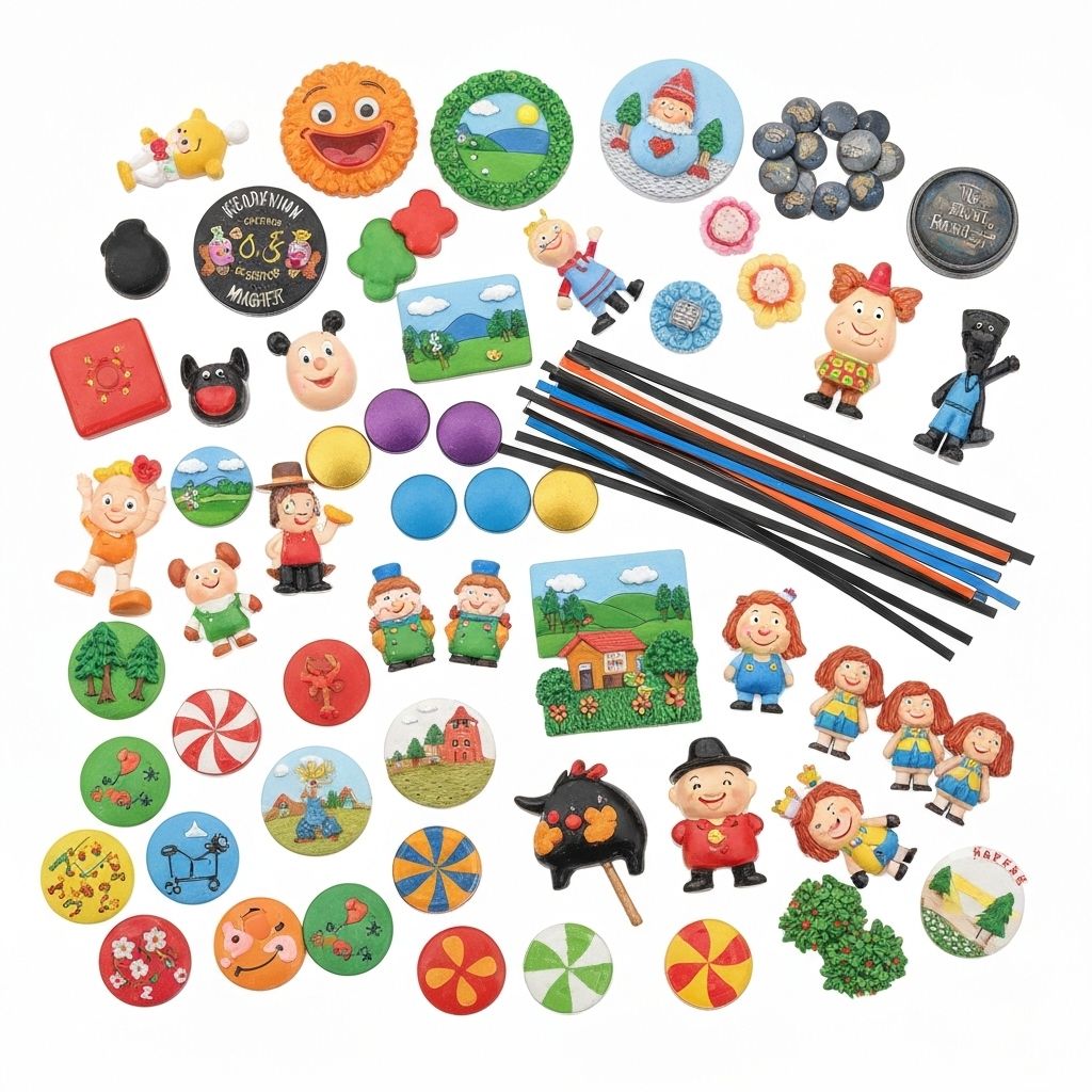 A vibrant collection of various high-quality magnets, including neodymium pieces, stacked and arranged to show their strength and versatility